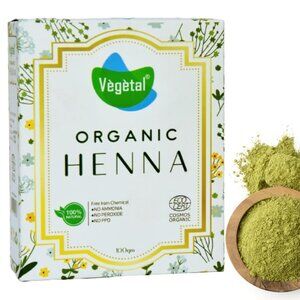 Vegetal Certified Organic Bio Mehandi Powder - 100% Herbal Henna (Mehandi) 100gm